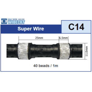 Widecut Super Wire - Sintered Reinforced Concrete Cutting Wire