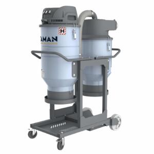 TDE5 Single phase Double Barrel 3 Motor Industrial Vacuum
