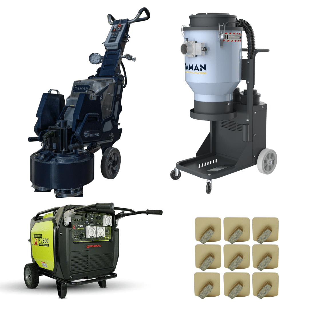 Single Phase 15 Amp Light Commercial Grinder Package