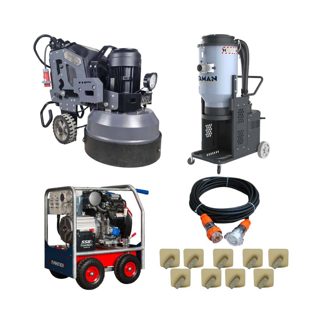 N570 Concrete Grinder Package